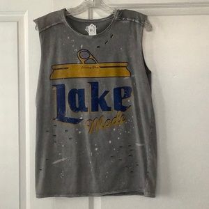 NWT Women’s Lake Mode Muscle Tee. Made by Country Deep. Size Medium.